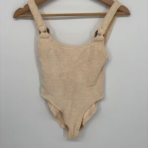 Hunza G One Piece Swimsuit in Cream